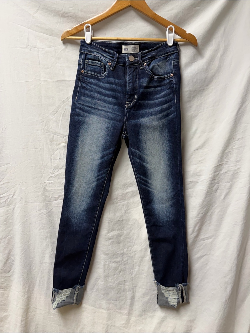 BKE Parker Universal Fit Hi Rise Ankle Skinny Jeans Women’s Size 23